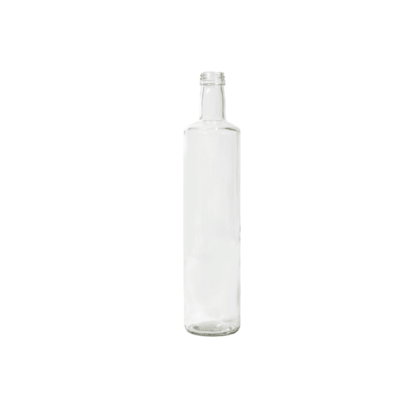 Gouveo Lot 12 Bouteilles Verre Dorica 500 Ml Avec Bouchon Vis Argent - Huile Vinaigre Liqueur